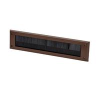 Diall Brown Letterbox Draught Excluder, (H)80mm (W)342mm
