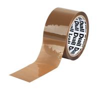 Diall Brown Packing Tape (L)100M (W)50mm