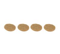 Diall Brown Polyvinyl Chloride (Pvc) Protection Pad (Dia)35mm, Pack Of 4