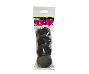 Diall Brown Pvc Leg Protectors (Dia)54mm, Pack Of 4
