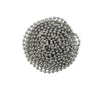 Diall Chrome-Plated Brass Bead Chain, (L)2.5M (Dia)3.2mm