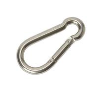 Diall Chrome-Plated Stainless Steel Snap Hook (L)80mm