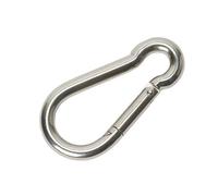 Diall Chrome-Plated Stainless Steel Spring Snap Hook (L)50mm