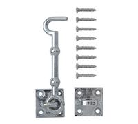 Diall Chrome-Plated Zamak Cabin Hook, (L)100mm