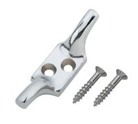 Diall Chrome-Plated Zinc Cleat Hook (L)75mm