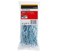 Diall Countersunk Zinc-Plated Carbon Steel Screw (Dia)4.8mm (L)50mm, Pack Of 100
