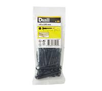 Diall Cylindrical Carbon Steel Screw (Dia)5mm (L)50mm, Pack Of 25