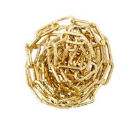 Diall Decorative Brass-Plated Steel Signalling Chain, (L)1.5M (Dia)2mm