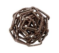 Diall Decorative Bronze Effect Steel Signalling Chain, (L)1.5M (Dia)3mm