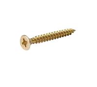 Diall Double-Countersunk Yellow-Passivated Carbon Steel Screw (Dia)5mm (L)50mm, Pack Of 100