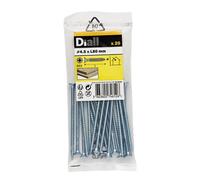 Diall Double-Countersunk Zinc-Plated Carbon Steel Screw (Dia)4.5mm (L)80mm, Pack Of 20