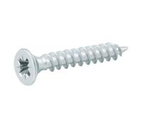Diall Double-Countersunk Zinc-Plated Carbon Steel Screw (Dia)4mm (L)30mm, Pack Of 20