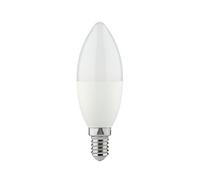Diall E14 4.2W 470Lm Frosted Candle Warm White Led Light Bulb, Pack Of 6