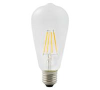 Diall E27 3.4W 470Lm Clear St64 Warm White Led Filament Light Bulb