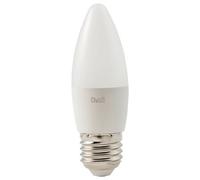 Diall E27 4.2W 470Lm Frosted Candle Warm White Led Light Bulb