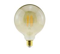 Diall E27 8.5W 806Lm 330° Amber Globe Warm White Led Filament Light Bulb