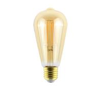 Diall E27 8.5W 806Lm 330° Amber St64 Warm White Led Filament Light Bulb