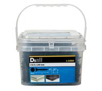 Diall Fine Iron Plasterboard Screw (Dia)3.5mm (L)55mm, Pack Of 1000