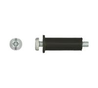 Diall Flexi Black Multi-Purpose Screw & Wall Plug (Dia)8mm (L)24mm, Pack Of 8