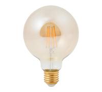 Diall G125 E27 5.5W 470Lm 330° Amber Globe Warm White Led Filament Light Bulb
