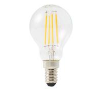 Diall G45 E14 3.4W 470Lm Clear Mini Globe Warm White Led Filament Light Bulb