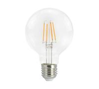 Diall G80 E27 3.4W 470Lm Clear Globe Warm White Led Filament Light Bulb