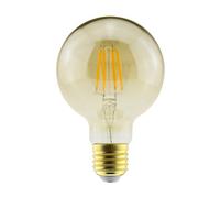 Diall G80 E27 5.5W 470Lm 330° Amber Globe Warm White Led Filament Light Bulb