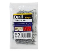 Diall Galvanised Masonry Nail (L)25mm (Dia)2.5mm 125G
