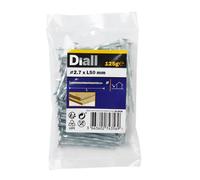 Diall Galvanised Twisted Nail (L)50mm (Dia)2.7mm 125G
