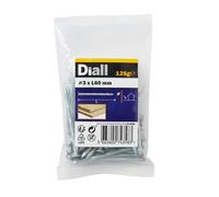 Diall Galvanised Twisted Nail (L)60mm (Dia)3mm 125G