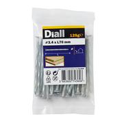 Diall Galvanised Twisted Nail (L)70mm (Dia)3.4mm 125G