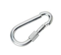 Diall Galvanised Zinc-Plated Steel Screwed Snap Hook (L)60mm