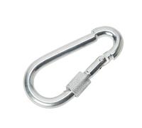 Diall Galvanised Zinc-Plated Steel Screwed Snap Hook (L)80mm