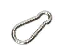Diall Galvanised Zinc-Plated Steel Spring Snap Hook (L)100mm