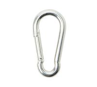 Diall Galvanised Zinc-Plated Steel Spring Snap Hook (L)50mm