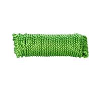 Diall Green Polypropylene Twisted Rope, (L)7.5M (Dia)10mm