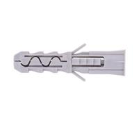 Diall Grey Nylon Wall Plug (Dia)8mm (L)40mm, Pack Of 100