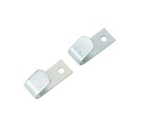 Diall Grey Steel Single Tarpaulin Hook (H)31mm (W)15mm, Pack Of 2