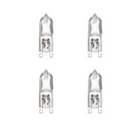 Diall Halogen Capsule Light Bulbs G9 410lm 230V 30W,Warm White, 4 Pack