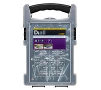 Diall Hex Carbon Steel (Grade 4.8) Bolt, Nut & Washer, Pack Of 500