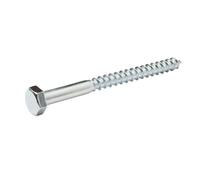 Diall Hex Zinc-Plated Carbon Steel Coach Screw (Dia)10mm (L)120mm, Pack Of 50