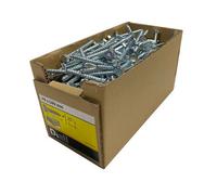 Diall Hex Zinc-Plated Carbon Steel Coach Screw (Dia)6mm (L)60mm, Pack Of 200