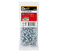 Diall Hex Zinc-Plated Carbon Steel Screw (Dia)4.2mm (L)16mm, Pack Of 100