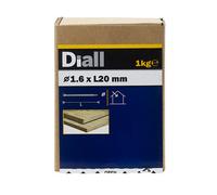 Diall Lost Head Nail (L)20mm (Dia)1.6mm 1Kg