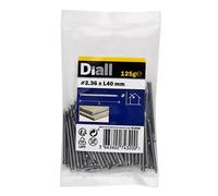 Diall Lost Head Nail (L)40mm (Dia)2.36mm 125G