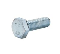 Diall M10 Hex Carbon Steel (Grade 5.8) Bolt & Nut (L)30mm, Pack Of 100