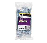 Diall M10 Roofing Bolt & Nut (L)100mm, Pack Of 10