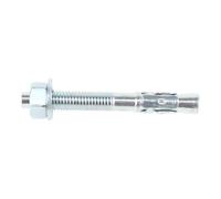 Diall M10 Steel Through Bolt, Nut & Washer (L)100mm, Pack Of 4