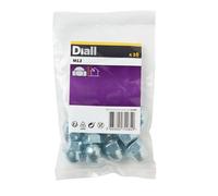 Diall M12 Carbon Steel Dome Nut, Pack Of 10