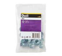 Diall M12 Carbon Steel Hex Nut, Pack Of 20